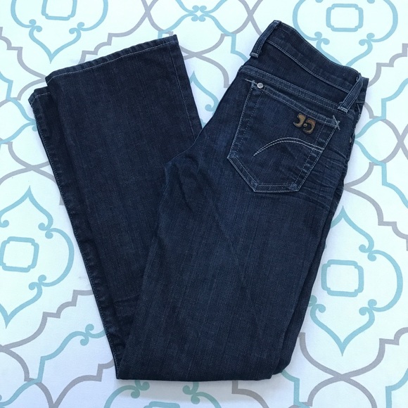 💙👖CUTE DARK JOE’S JEANS👖💙25 0 29” Whiskering!! - Picture 8 of 8